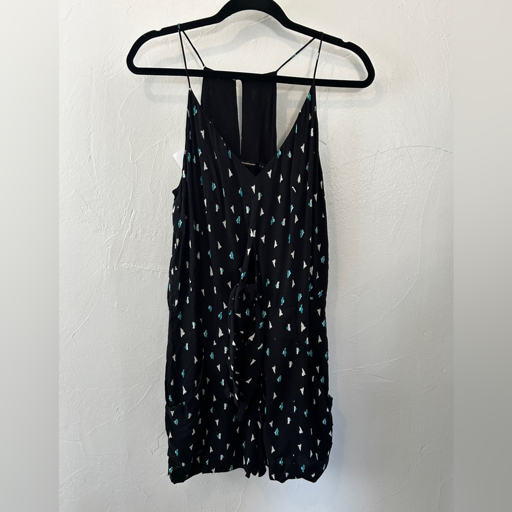 ViX Paula Hermanny Dolce Nora Romper Jumper Size Large Black NEW